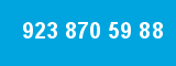 923 870 59 88 923 870 59 88